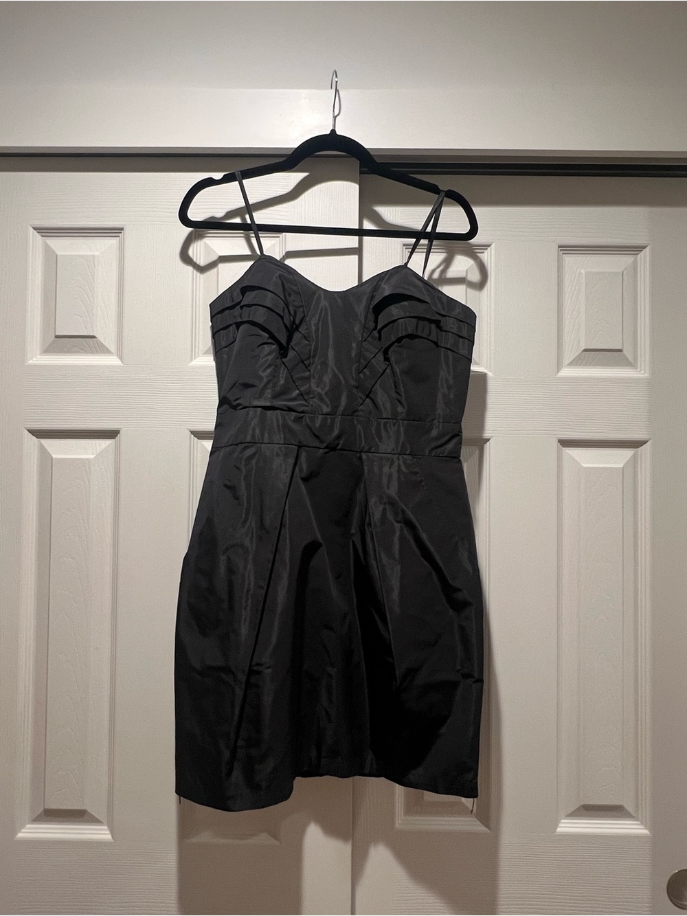 BCBG Black Spaghetti-Strap Party Dress - Elegant Cocktail Style